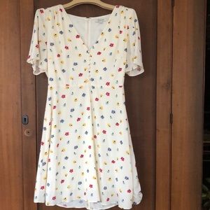 Madewell Orchard flutter sleeve dress 4